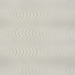 Colani Vliestapete Legend Wellen Grau Silber Glanz 84060