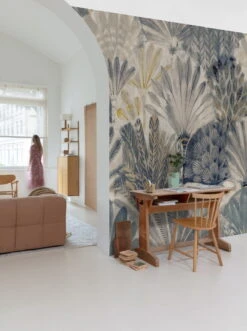 Digitaldruck Fächer Blattmuster Blau Beige Grau ML2901 -A.S. Creation Verkäufe Digitaldruck Faecher Blattmuster Blau Beige Grau ML2901 63217718 1