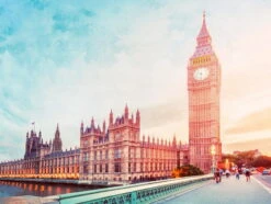 A.S. Creation Verkäufe 24 A.S. Creation Verkäufe -A.S. Creation Verkäufe Digitaldruck London Westminster Big Ben Blau Orange ML3501 63217725 1