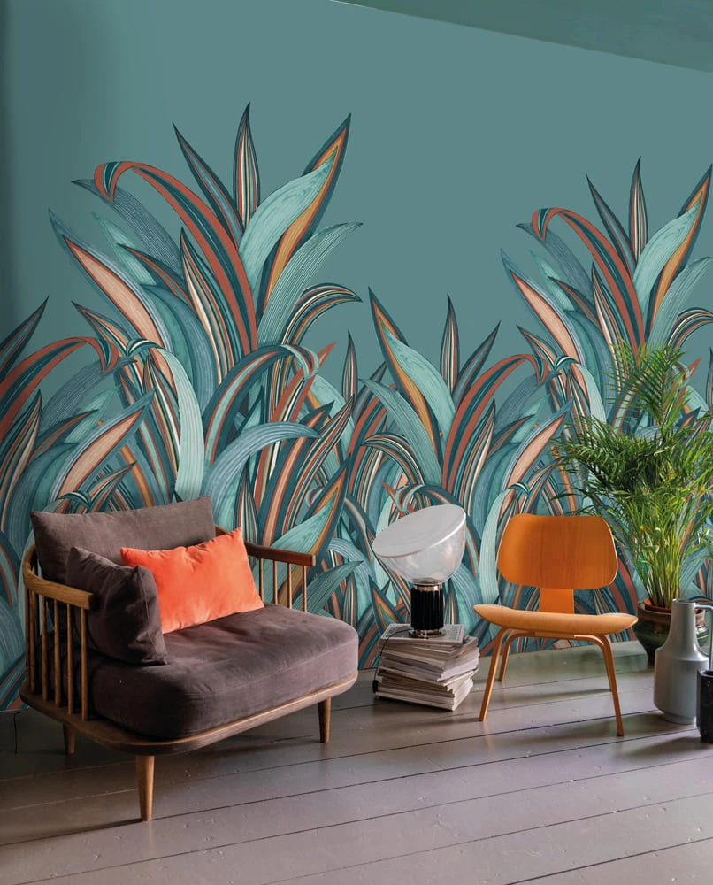 Fototapete Rasch Blätter Farn Blau Rot Amazing 542240 1 Fototapete Rasch Blätter Farn Blau Rot Amazing 542240