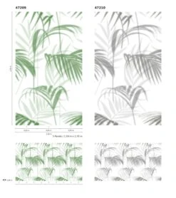 Fototapete Vlies Blätter Palmen Floral Grün Weiß 47209 -A.S. Creation Verkäufe Fototapete Vlies Blaetter Palmen Floral gruen weiss 47209 63210660 2