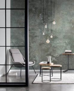 Rasch Fototapete Vlies 429657 Used-Look Metall Grau Beige