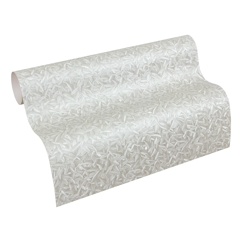 Glööckler Tapete Vlies Federn Blätter Silber Glanz 54844 2 Glööckler Tapete Vlies Federn Blätter Silber Glanz 54844 – Bild 2