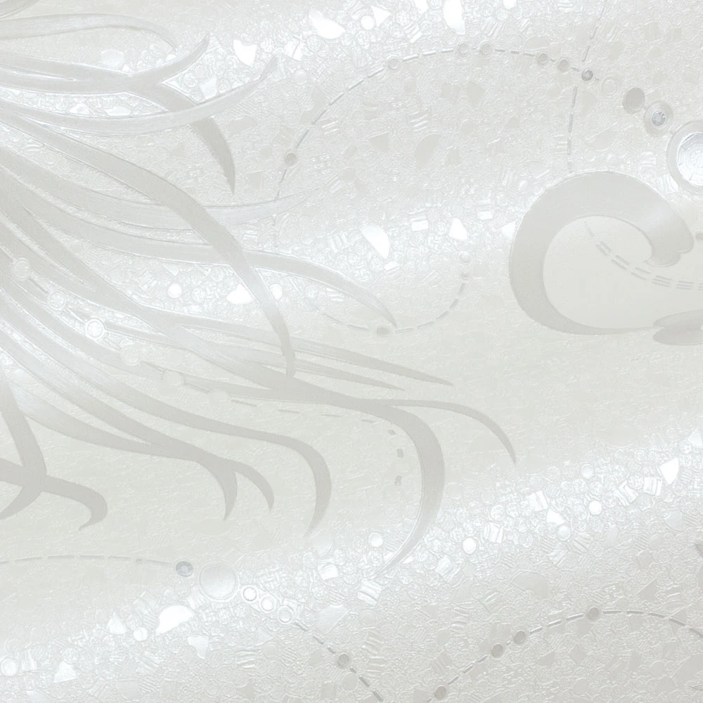 Glööckler Tapete Vlies Federn Weiss Glanz 54847 3 Glööckler Tapete Vlies Federn Weiss Glanz 54847 – Bild 3