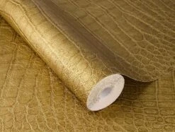 Vliestapete Rasch 751369 Kroko Optik Gold Metallic -A.S. Creation Verkäufe Rasch Vliestapete Krokodil Gold Metallic 751369 63215915 1