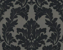 Flock Tapete Barock Floral Grau Architects Paper 33580-5