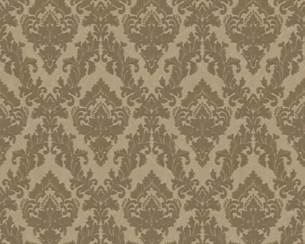 Flock Tapete Ornament Beige Taupe Architects Paper 33582-4 1 Flock Tapete Ornament Beige Taupe Architects Paper 33582-4