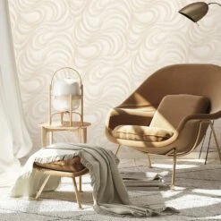 Tapete Guido Maria Kretschmer Wellen Creme 10220-14