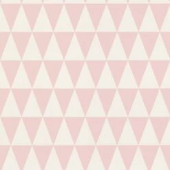 Vliestapete Kinder Dreiecke Rosa Weiß 128862