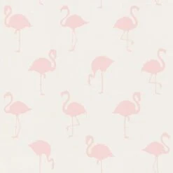 Vliestapete Kinder Flamingos Weiß Rosa 138918