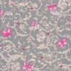Versace Home Tapete Ranken Grau Pink Glitzer 34325-5