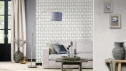 Tapete Vlies 3D Blätter Weiß Silber Metallic Rasch 535839 -A.S. Creation Verkäufe Tapete Vlies 3D Blaetter weiss silber metallic Rasch 535839 63202055 3