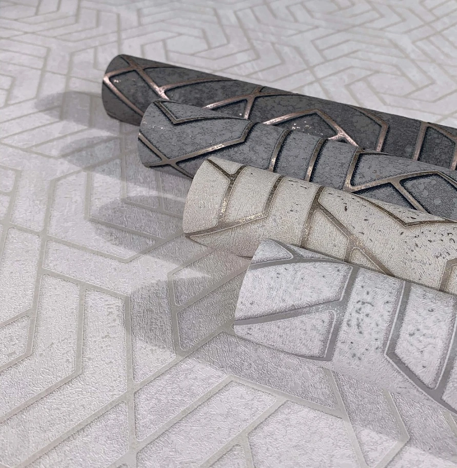 Tapete Vlies 3D Labyrinth Metallic Greige Gold 32608 3 Tapete Vlies 3D Labyrinth Metallic Greige Gold 32608 – Bild 3