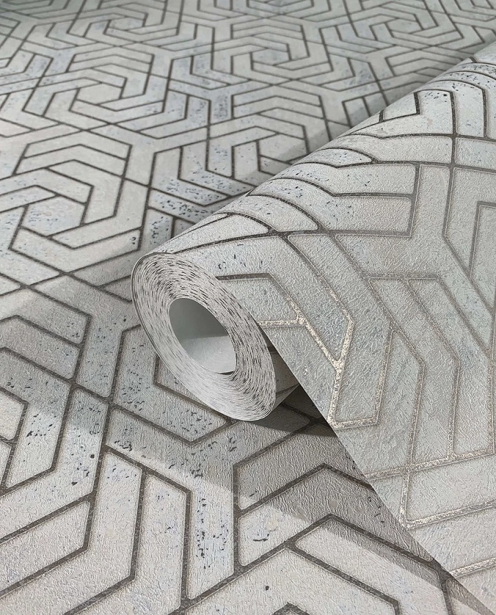 Tapete Vlies 3D Labyrinth Metallic Greige Gold 32608 1 Tapete Vlies 3D Labyrinth Metallic Greige Gold 32608