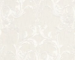 Tapete Vlies Barock Weiss Creme Tessuto 96196-2