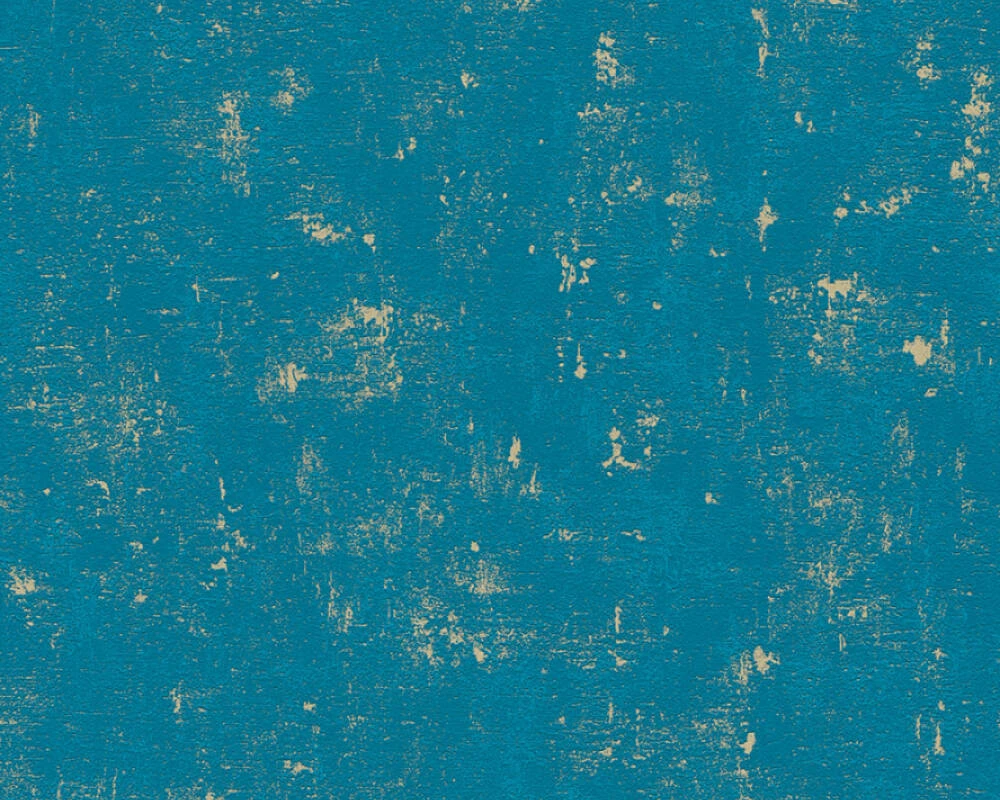 A.S. Creation Tapete Vlies Beton-Optik Used Blau Gold Glanz 2307-68 2 A.S. Creation Tapete Vlies Beton-Optik Used Blau Gold Glanz 2307-68 – Bild 2