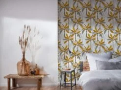 A.S. Creation Tapete Vlies Blätter Palmen Weiß Gelb Grau 37530-2 -A.S. Creation Verkäufe Tapete Vlies Blaetter Palmen weiss gelb grau 37530 2 63204357 2