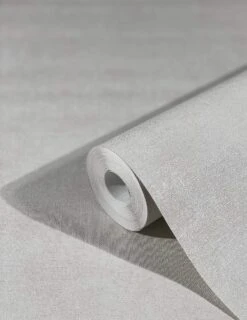 Tapete Vlies Einfarbig Metallic Creme Beige 32419