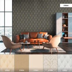 Tapete Vlies Geometrisch Gold Schwarz Metallic 37864-4 -A.S. Creation Verkäufe Tapete Vlies Geometrisch gold schwarz Metallic 37864 4 63206707 5