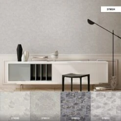 Tapete Vlies Meliert Struktur Grau Glanz 37902-4 -A.S. Creation Verkäufe Tapete Vlies Meliert Struktur grau Glanz 37902 4 63206743 4