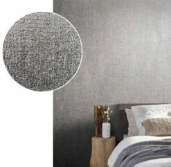 Tapete Vlies Meliert Textil Silber-grün Metallic 85740 -A.S. Creation Verkäufe Tapete Vlies Meliert Textil silber gruen Metallic 85740 63210243 3