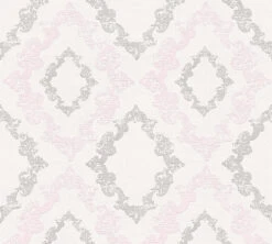 A.S. Creation Tapete Vlies Ornamente Glitzer Rosa AS Creation 32989-2