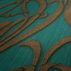 Tapete Vlies Ornamente Klassik Grün Gold 38091-5 -A.S. Creation Verkäufe Tapete Vlies Ornamente Klassik gruen gold 38091 5 63209820 4