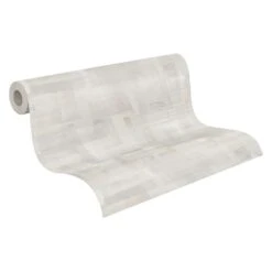 A.S. Creation Tapete Vlies Pinselstriche Grau Geo Nordic 37532-4