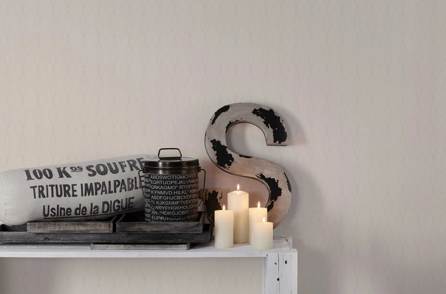 A.S. Creation Tapete Vlies Karo Grafik Creme-beige 36879-7 3 A.S. Creation Tapete Vlies Karo Grafik Creme-beige 36879-7 – Bild 3