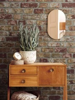 Tapete Vlies Steinmauer 3D Granulat Braun Brique 58409 -A.S. Creation Verkäufe Tapete Vlies Steinmauer 3D Granulat braun Brique 58409 192117