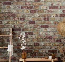 Tapete Vlies Steinmauer 3D Granulat Braun Brique 58409 -A.S. Creation Verkäufe Tapete Vlies Steinmauer 3D Granulat braun Brique 58409 192117 3