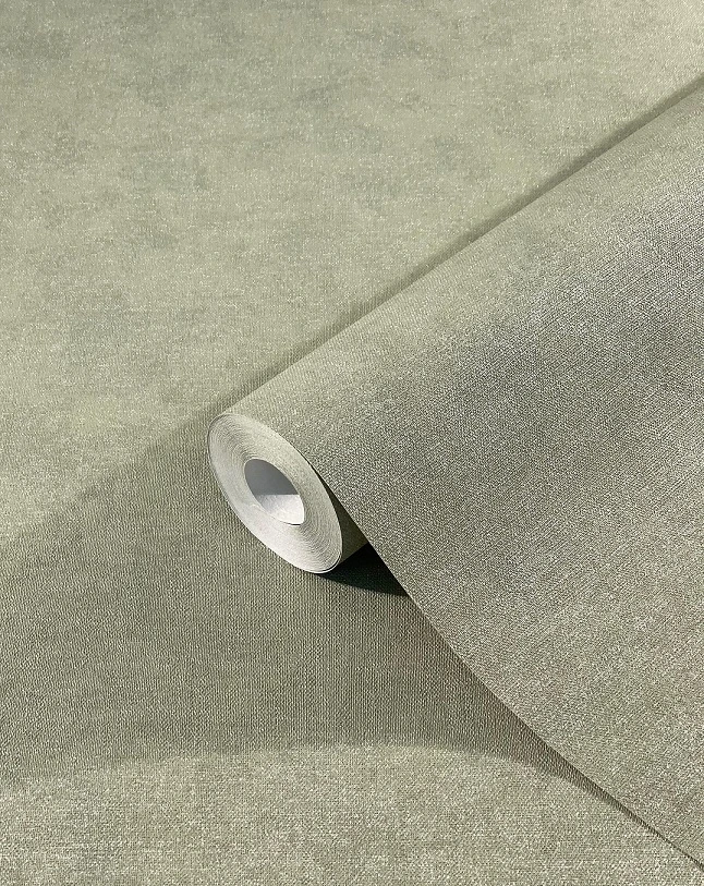 Tapete Vlies Textil-Optik Oliv-grün Metallic 32417 2 Tapete Vlies Textil-Optik Oliv-grün Metallic 32417 – Bild 2