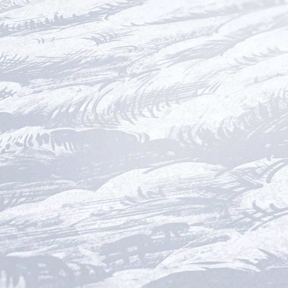 Tapete Vlies Wolken Muster Hellgrau Weiß 37705-2 3 Tapete Vlies Wolken Muster Hellgrau Weiß 37705-2 – Bild 3