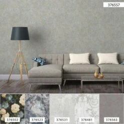 A.S. Creation Tapete Vlies Meliert Einfarbig Grau-blau Braun 37655-7 -A.S. Creation Verkäufe Tapete Vlies meliert Einfarbig grau blau braun 37655 7 63205706 7