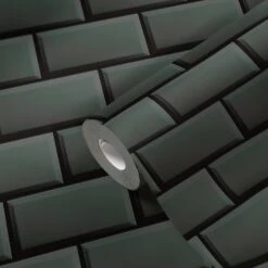 A.S. Creation Tapete Vlies Stein-Mauer Dunkelgrau Glanz 38357-1 -A.S. Creation Verkäufe Tapeten Musterartikel 38357 1 63211163