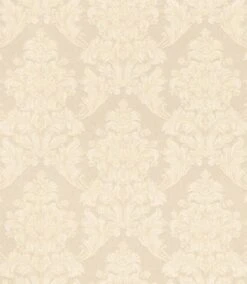 Textiltapete Ornament Floral Creme Glanz Mondaine 086200