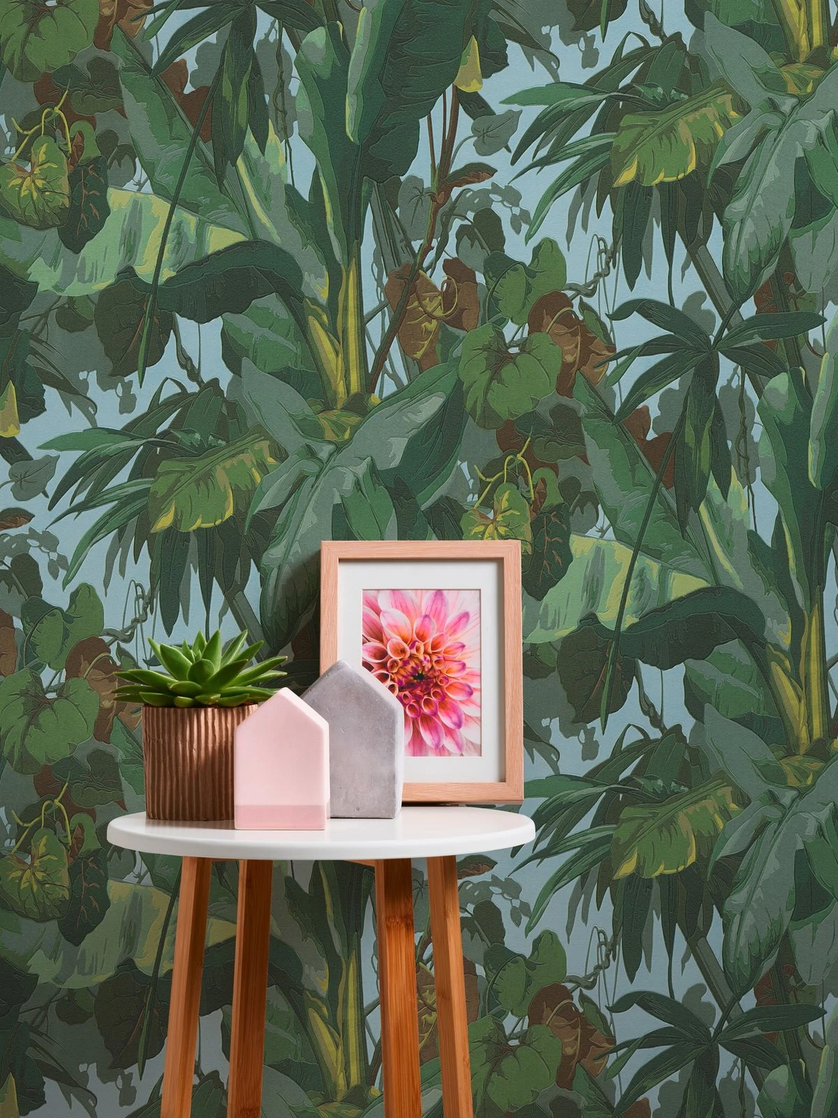 A.S. Creation Vinyltapete 95898-1 Cartoon Blätter Wald Grün Blau Braun 3 A.S. Creation Vinyltapete 95898-1 Cartoon Blätter Wald Grün Blau Braun – Bild 3