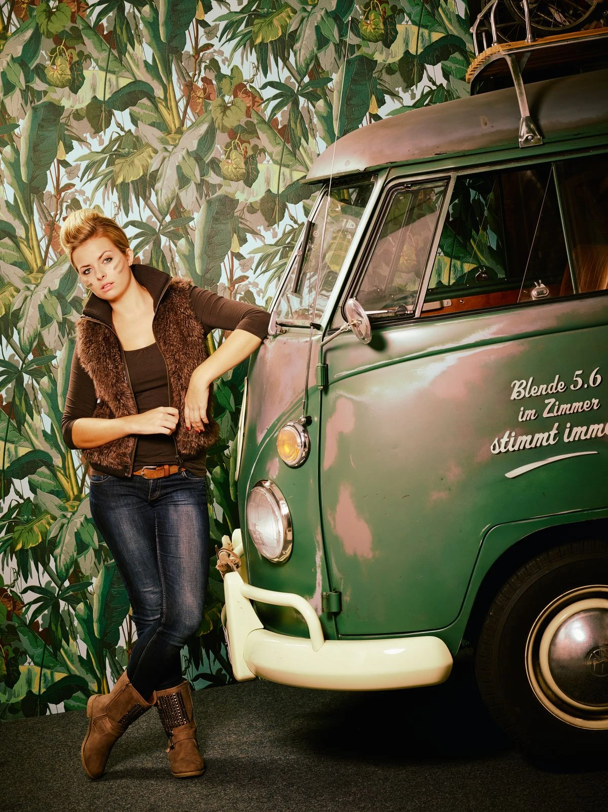 A.S. Creation Vinyltapete 95898-1 Cartoon Blätter Wald Grün Blau Braun 6 A.S. Creation Vinyltapete 95898-1 Cartoon Blätter Wald Grün Blau Braun – Bild 6