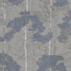 Vlies Tapete Baum Natur Dunkelgrau Blau Rasch 410846