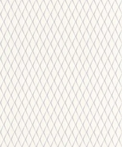 Vlies Tapete Rauten 3D Grau Metallic Rasch Cato 800760