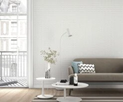 Vlies Tapete Rauten 3D Grau Metallic Rasch Cato 800760 -A.S. Creation Verkäufe Vlies Tapete Rauten 3D grau Metallic Rasch Cato 1