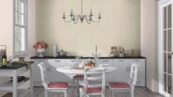 Vlies Tapete Uni Textil Design Creme Rasch 445206 -A.S. Creation Verkäufe Vlies Tapete Uni Textil Design creme Rasch 44520 4