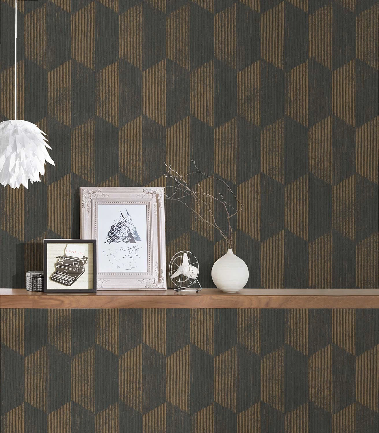 A.S. Creation Tapete Vlies Schwarz Bronze Grafik 385924 AS Geo Effect 3 A.S. Creation Tapete Vlies Schwarz Bronze Grafik 385924 AS Geo Effect – Bild 3