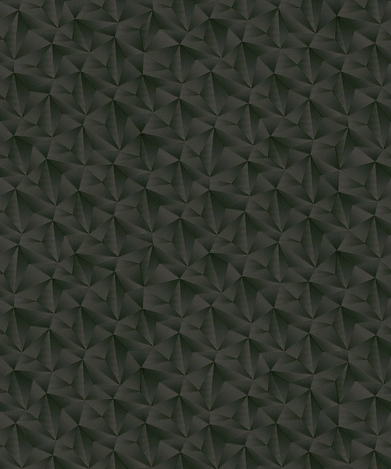 Vliestapete Dreiecke 3D Erismann 10106-15 Anthrazit 2 Vliestapete Dreiecke 3D Erismann 10106-15 Anthrazit – Bild 2