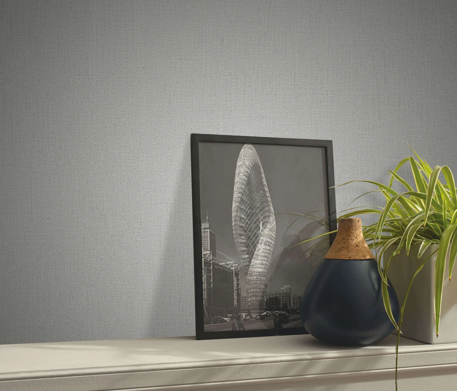 Vliestapete Struktur Uni Erismann 10108-29 Silber 1 Vliestapete Struktur Uni Erismann 10108-29 Silber