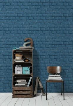 Vliestapete Steinmauer Blau 36912-3 6 Vliestapete Steinmauer Blau 36912-3 -A.S. Creation Verkäufe Vliestapete Stein Mauer blau 36912 3 191312